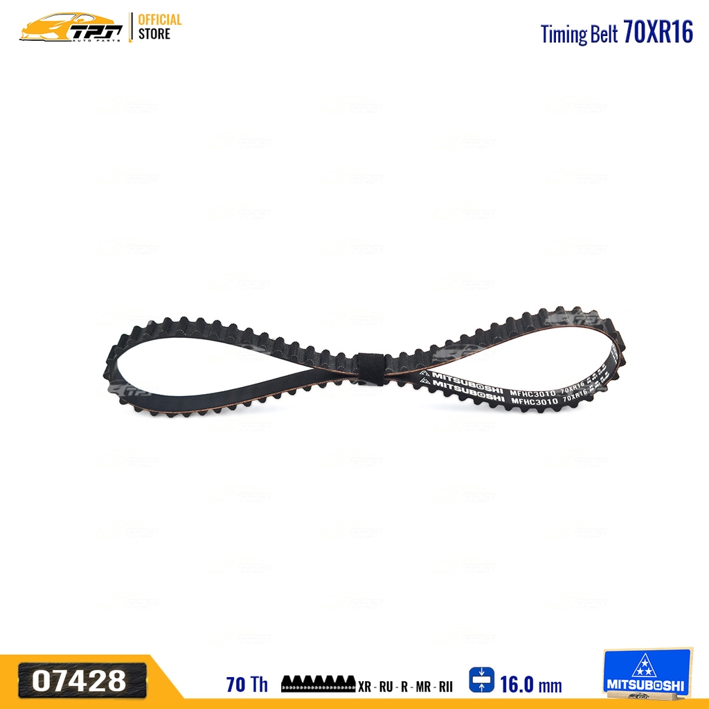 70XR16 Dây Curoa Cam / Dây Đai Răng Honda ACCORD 1.6-2.0 Mitsuboshi - Japan