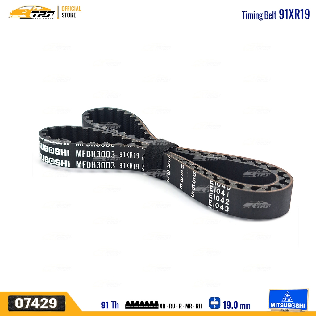 91XR19 Dây Curoa Cam / Dây Đai Răng Daihatsu CHARADE G100 Mitsuboshi - Japan