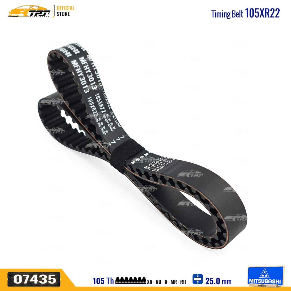 105XR22 Dây Curoa Cam / Dây Đai Răng Hyundai ACCENT Mitsuboshi - Japan