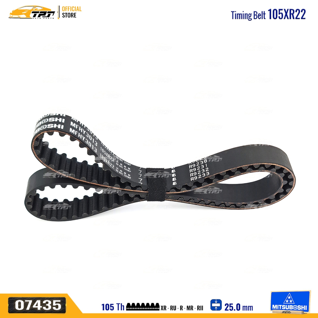 105XR22 Dây Curoa Cam / Dây Đai Răng Hyundai ACCENT Mitsuboshi - Japan