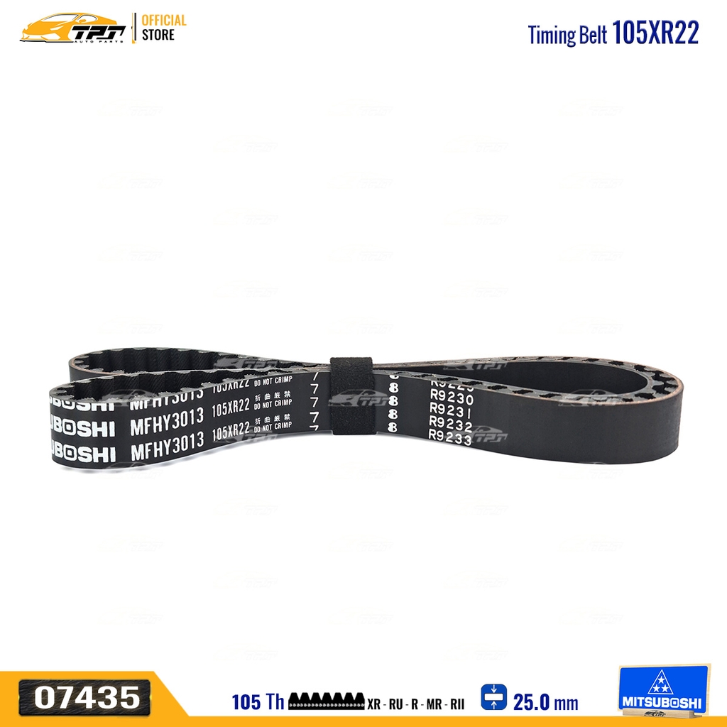 105XR22 Dây Curoa Cam / Dây Đai Răng Hyundai ACCENT Mitsuboshi - Japan