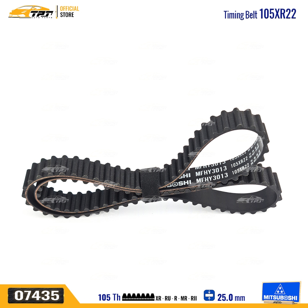 105XR22 Dây Curoa Cam / Dây Đai Răng Hyundai ACCENT Mitsuboshi - Japan