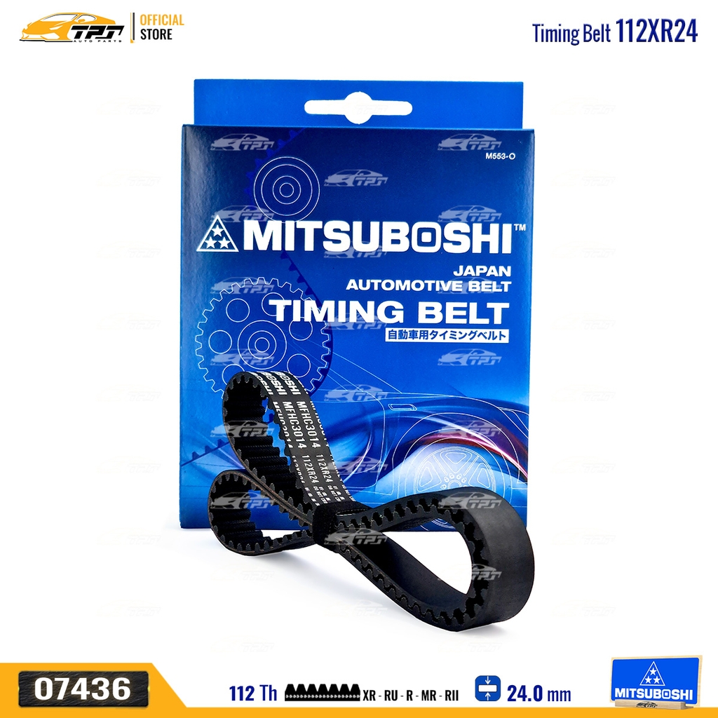 112XR24 Dây Curoa Cam / Dây Đai Răng Honda ACCORD 2.0 - 2.3 Mitsuboshi - Japan