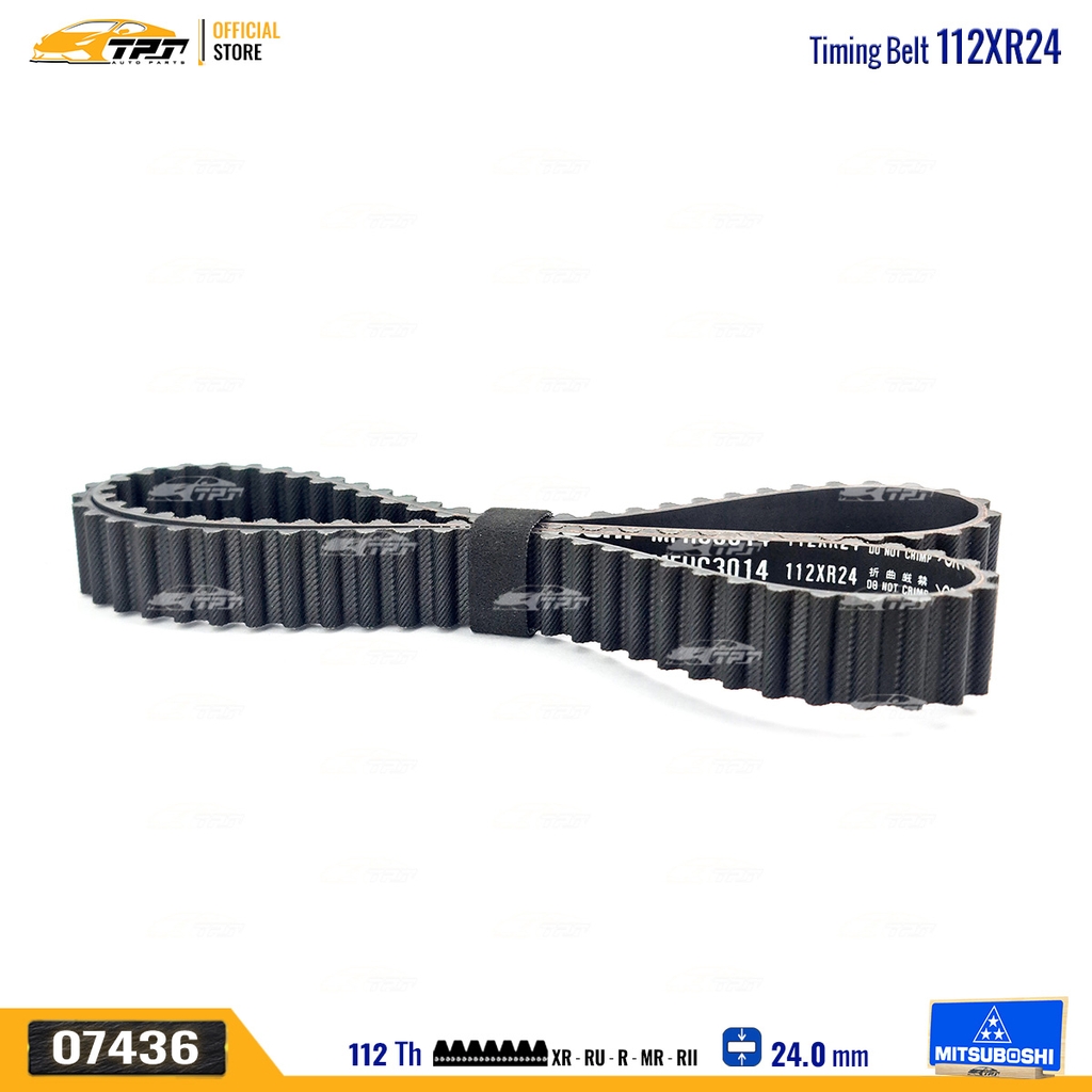 112XR24 Dây Curoa Cam / Dây Đai Răng Honda ACCORD 2.0 - 2.3 Mitsuboshi - Japan