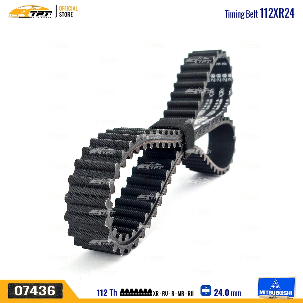 112XR24 Dây Curoa Cam / Dây Đai Răng Honda ACCORD 2.0 - 2.3 Mitsuboshi - Japan