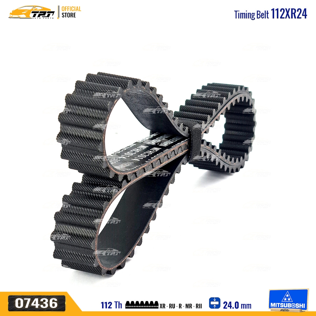 112XR24 Dây Curoa Cam / Dây Đai Răng Honda ACCORD 2.0 - 2.3 Mitsuboshi - Japan