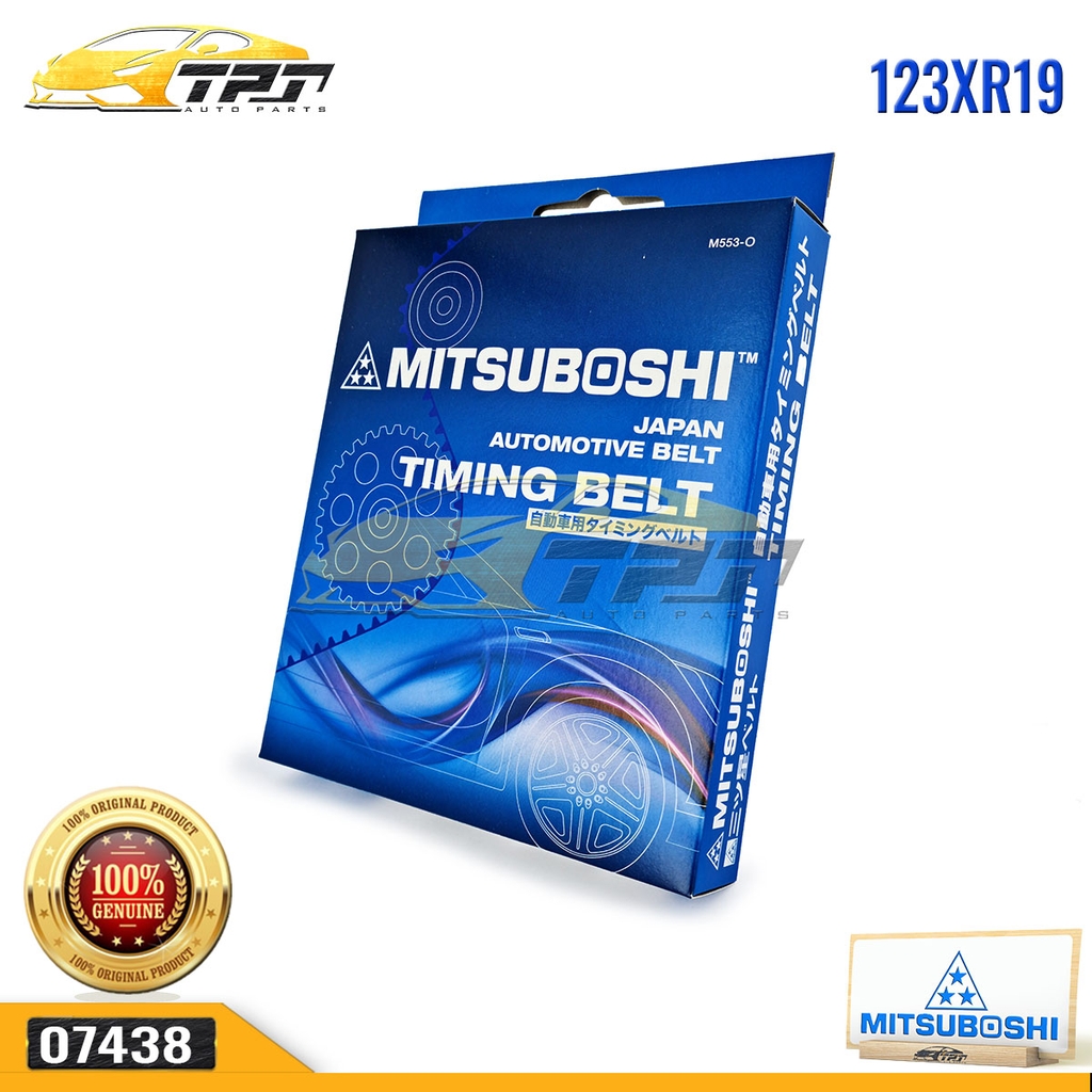 123XR19 Dây Curoa Cam / Dây Đai Răng Toyota HILUX - HIACE Mitsuboshi - Japan