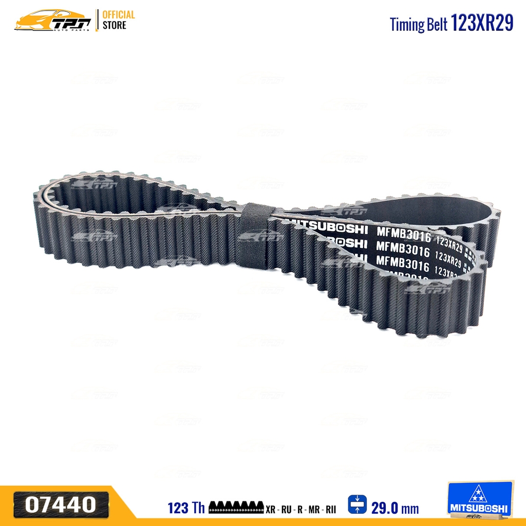 123XR29 Dây Curoa Cam / Dây Đai Răng MITSUBOSHI JOLIE Mitsuboshi - Japan