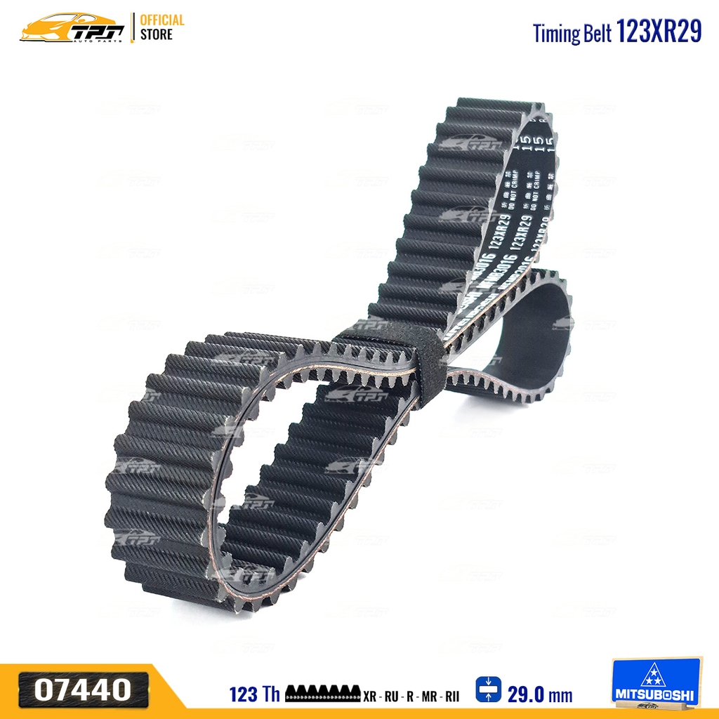 123XR29 Dây Curoa Cam / Dây Đai Răng MITSUBOSHI JOLIE Mitsuboshi - Japan