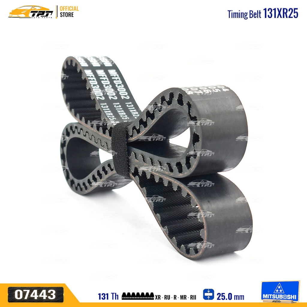 131XR25 Dây Curoa Cam / Dây Đai Răng Ford FIESTA Mitsuboshi - Japan