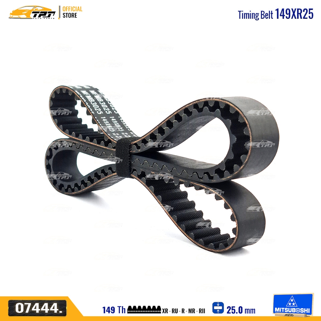 149XR25 Dây Curoa Cam / Dây Đai Răng Hyundai STAREX - H1 - LIBERO - GALLOPER - GRANDEUR 3.0 Mitsuboshi - Japan