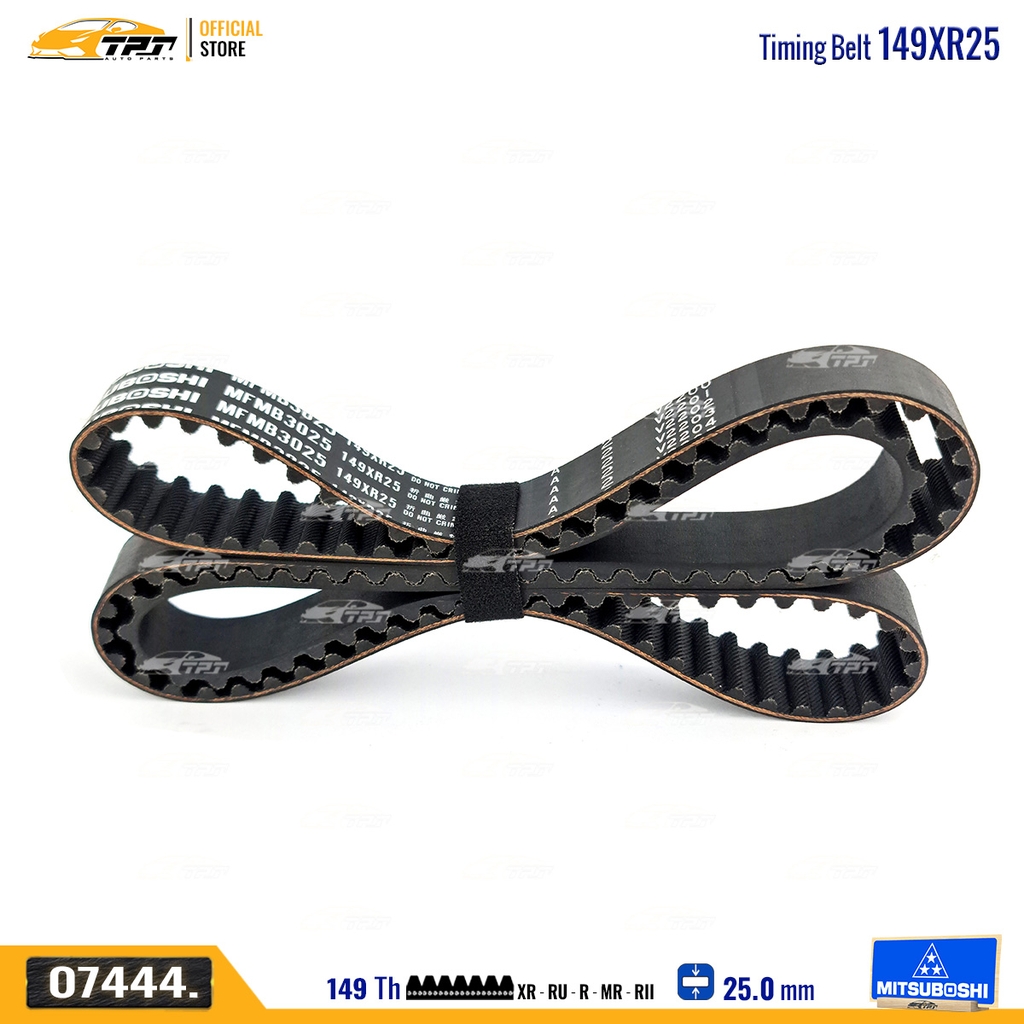149XR25 Dây Curoa Cam / Dây Đai Răng Hyundai STAREX - H1 - LIBERO - GALLOPER - GRANDEUR 3.0 Mitsuboshi - Japan