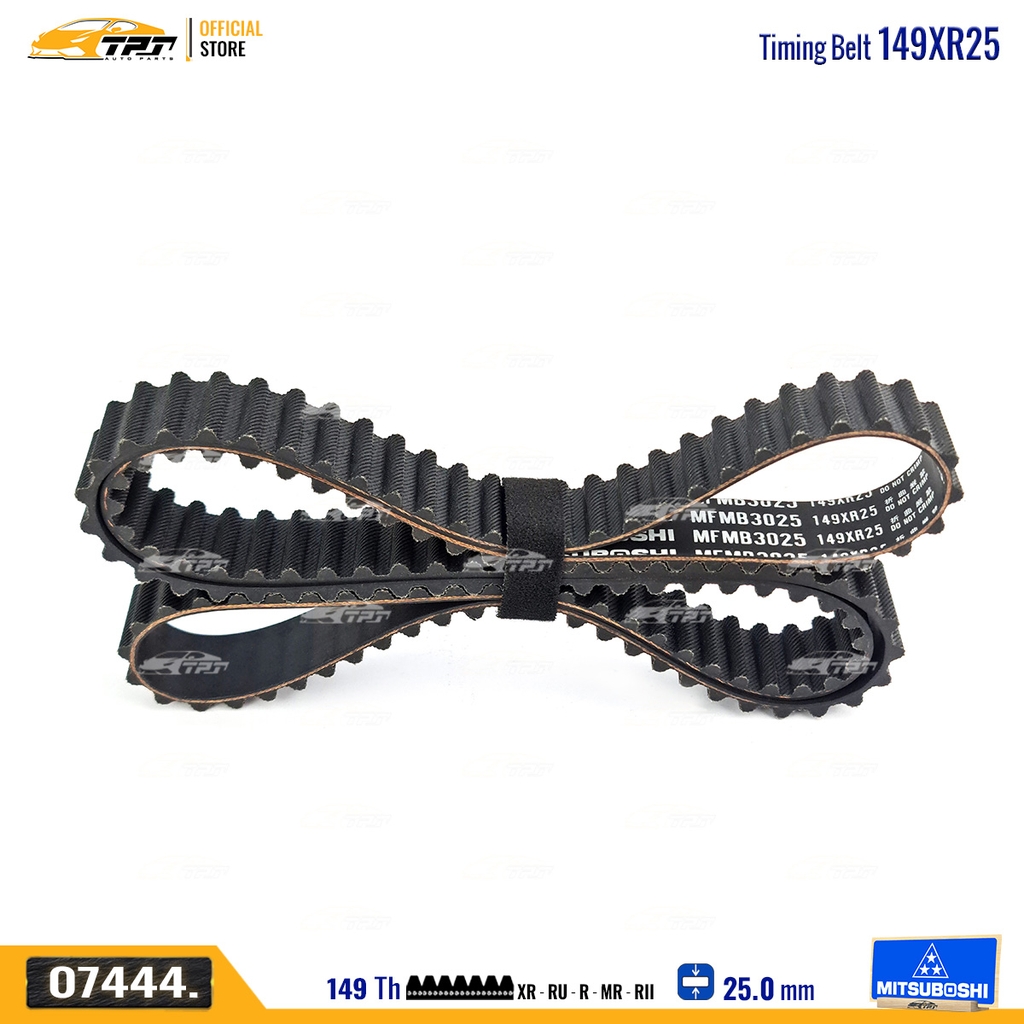 149XR25 Dây Curoa Cam / Dây Đai Răng Hyundai STAREX - H1 - LIBERO - GALLOPER - GRANDEUR 3.0 Mitsuboshi - Japan