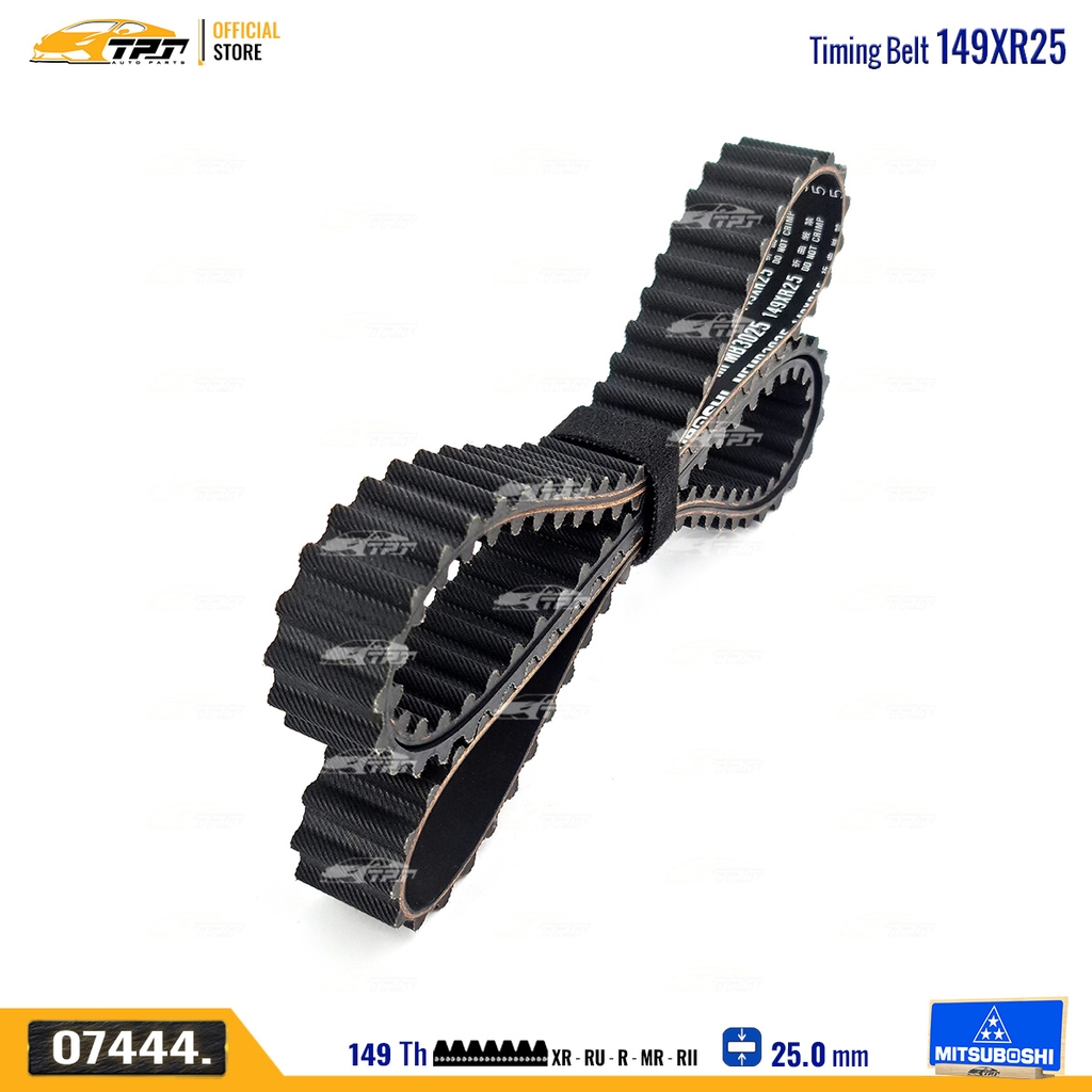149XR25 Dây Curoa Cam / Dây Đai Răng Hyundai STAREX - H1 - LIBERO - GALLOPER - GRANDEUR 3.0 Mitsuboshi - Japan