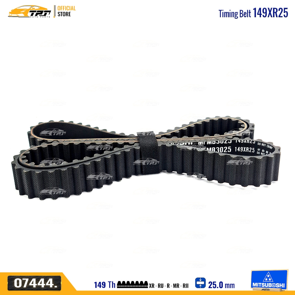 149XR25 Dây Curoa Cam / Dây Đai Răng Hyundai STAREX - H1 - LIBERO - GALLOPER - GRANDEUR 3.0 Mitsuboshi - Japan