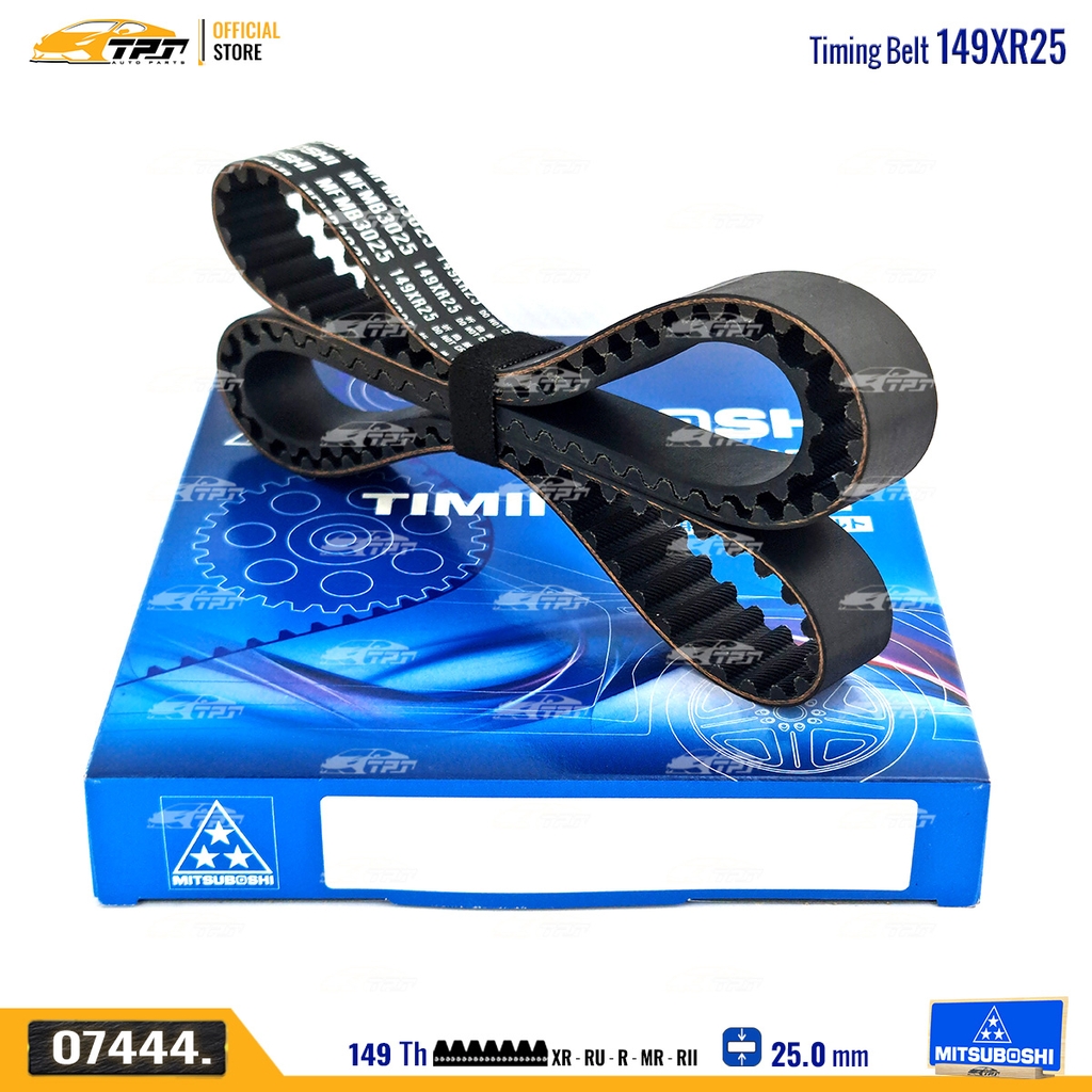 149XR25 Dây Curoa Cam / Dây Đai Răng Hyundai STAREX - H1 - LIBERO - GALLOPER - GRANDEUR 3.0 Mitsuboshi - Japan