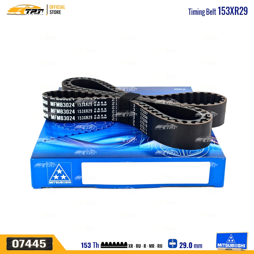 153XR29 Dây Curoa Cam / Dây Đai Răng Hyundai ELANTRA 1.6-1.8 - GRANDEUR 2.0 - SONATA Mitsuboshi - Japan