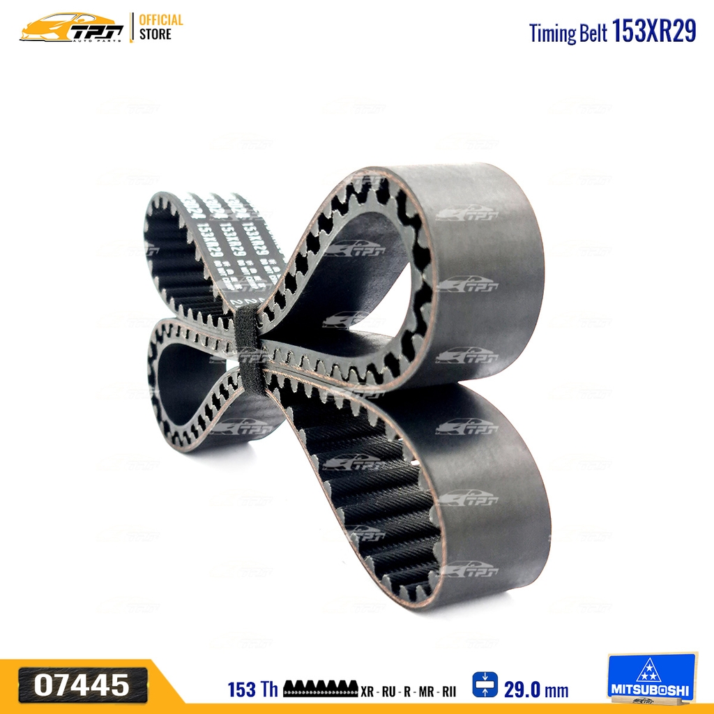153XR29 Dây Curoa Cam / Dây Đai Răng Hyundai ELANTRA 1.6-1.8 - GRANDEUR 2.0 - SONATA Mitsuboshi - Japan