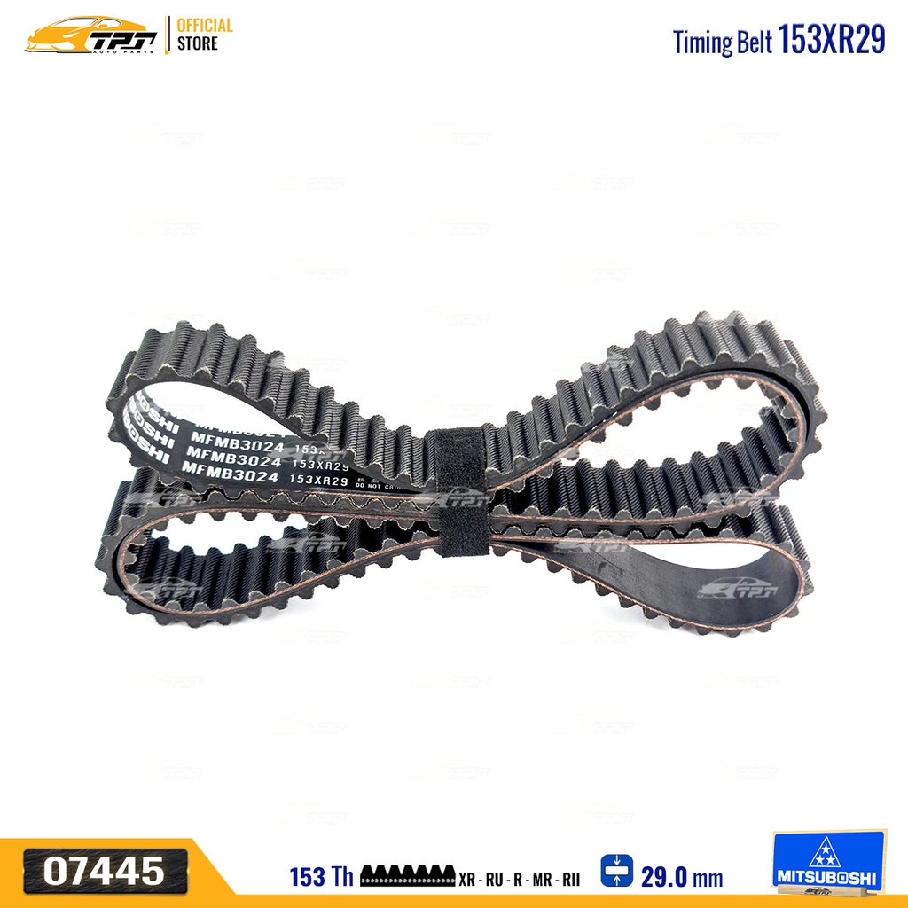 153XR29 Dây Curoa Cam / Dây Đai Răng Hyundai ELANTRA 1.6-1.8 - GRANDEUR 2.0 - SONATA Mitsuboshi - Japan