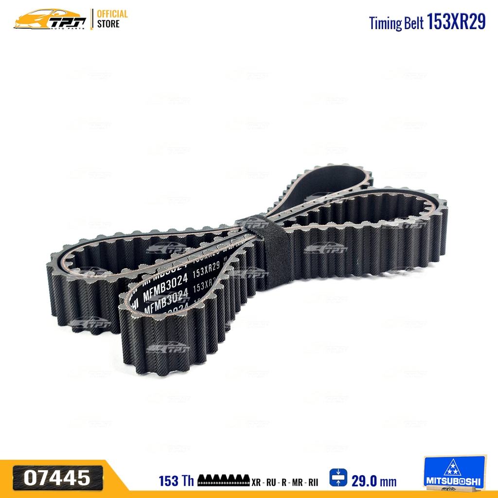 153XR29 Dây Curoa Cam / Dây Đai Răng Hyundai ELANTRA 1.6-1.8 - GRANDEUR 2.0 - SONATA Mitsuboshi - Japan