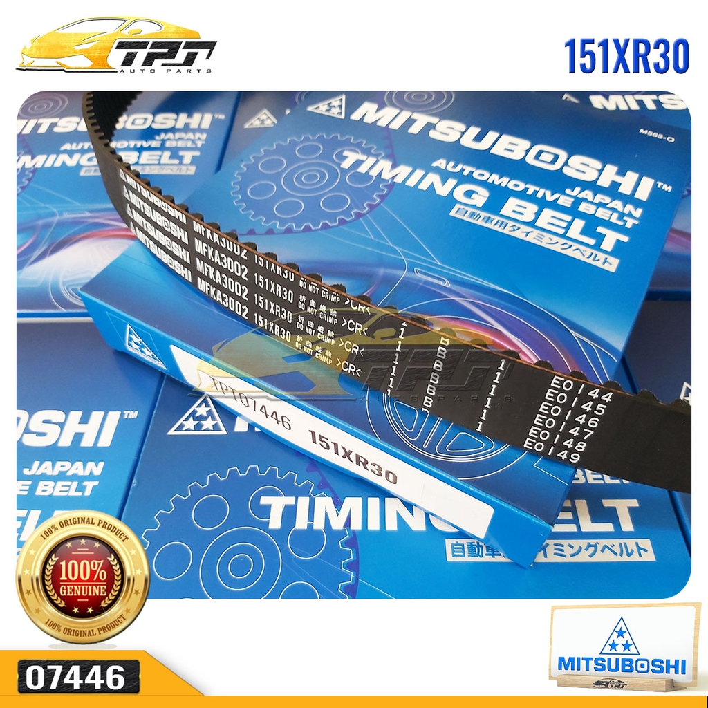 151XR30 Dây Curoa Cam / Dây Đai Răng Kia CARNIVAL 98-05 Mitsuboshi - Japan