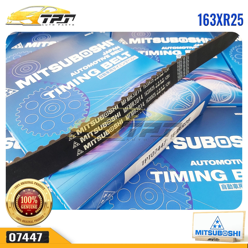 163XR25 Dây Curoa Cam / Dây Đai Răng Hyundai PORTER - H100 - STAREX - H1 - LIBERO - TERRACAN - GALLOPER - Kia BONGO Mitsuboshi - Japan
