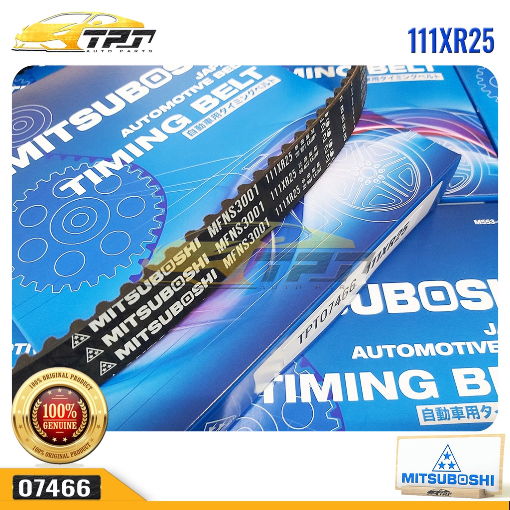 111XR25 Dây Curoa Cam / Dây Đai Răng Kia OPTIMA 1.8-2.0 - Hyundai AVANTE 1.8 Mitsuboshi - Japan