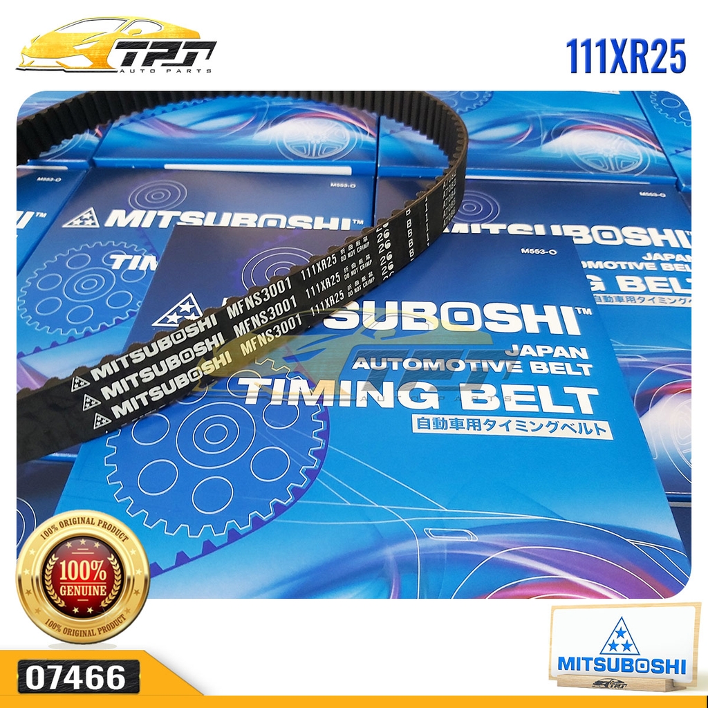 111XR25 Dây Curoa Cam / Dây Đai Răng Kia OPTIMA 1.8-2.0 - Hyundai AVANTE 1.8 Mitsuboshi - Japan