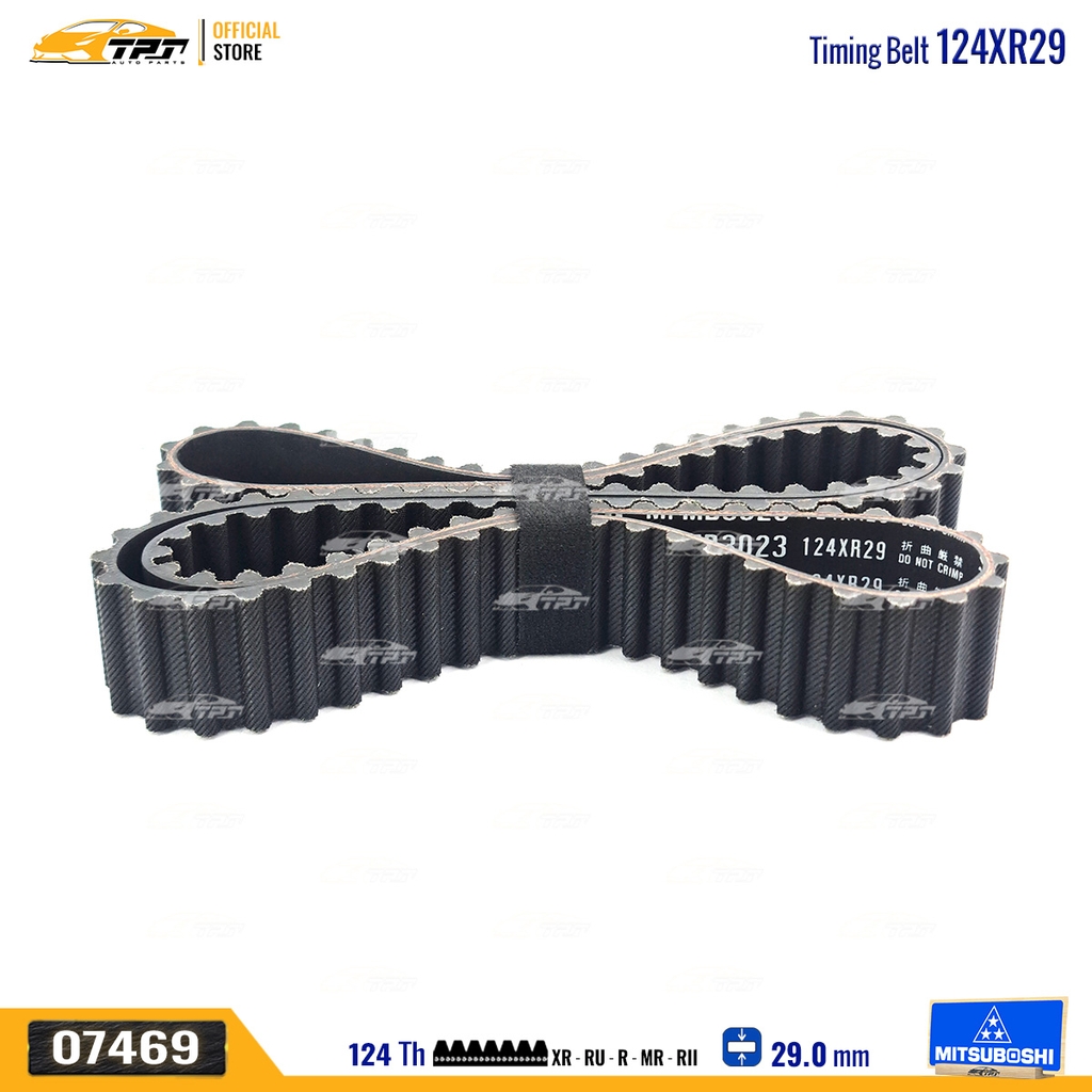 124XR29 Dây Curoa Cam / Dây Đai Răng Mitsubishi TRITON 2.4 - GALANT 2.4 - PAJERO 2.4 Mitsuboshi - Japan