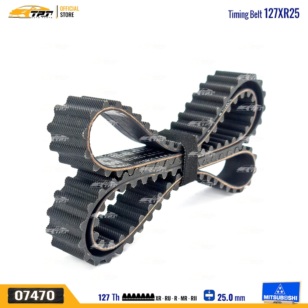 127XR25 Dây Curoa Cam / Dây Đai Răng Deawoo GENTRA - LACETTI - ESPERO - LANOS - Chevrolet AVEO - CRUZE Mitsuboshi - Japan