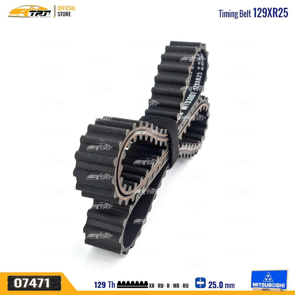 129XR25 Dây Curoa Cam / Dây Đai Răng Ford FOCUS 1.8 - MONDEO 2.0 Mitsuboshi - Japan