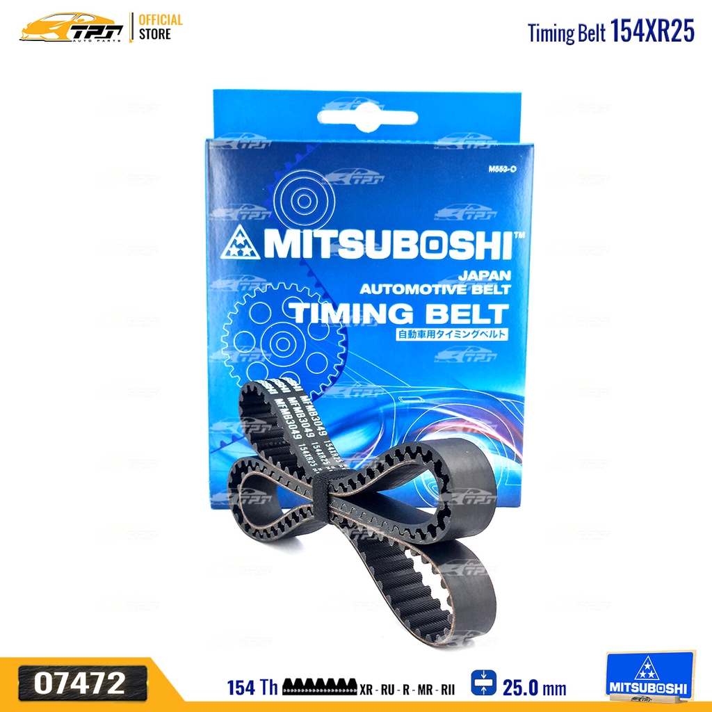 154XR25 Dây Curoa Cam / Dây Đai Răng Mitsubishi L200 - NATIVA Mitsuboshi - Japan