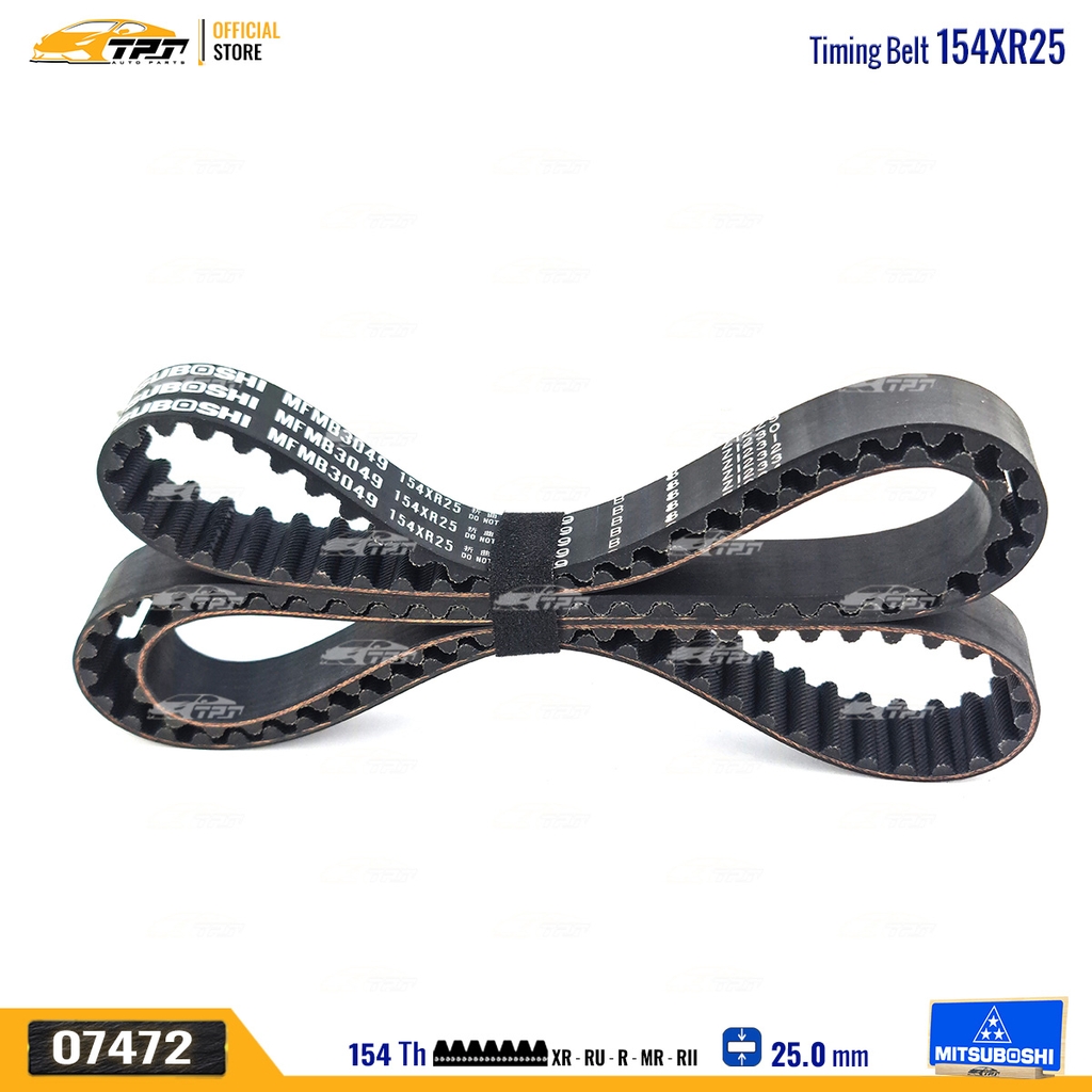 154XR25 Dây Curoa Cam / Dây Đai Răng Mitsubishi L200 - NATIVA Mitsuboshi - Japan