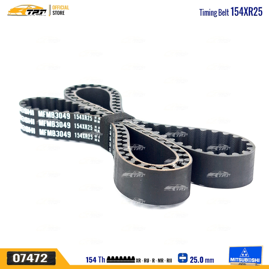 154XR25 Dây Curoa Cam / Dây Đai Răng Mitsubishi L200 - NATIVA Mitsuboshi - Japan