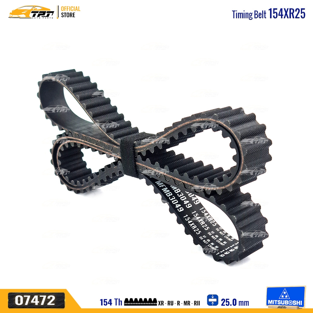 154XR25 Dây Curoa Cam / Dây Đai Răng Mitsubishi L200 - NATIVA Mitsuboshi - Japan