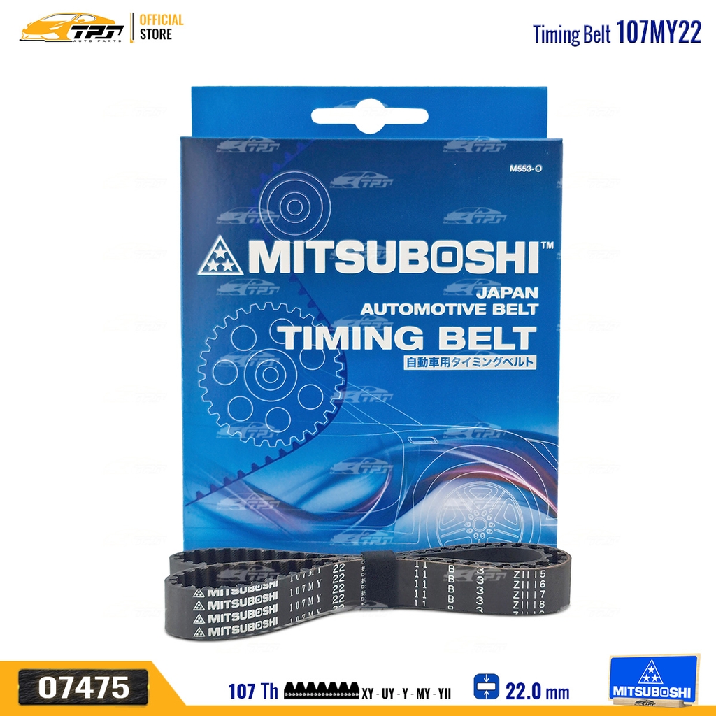 107MY22 Dây Curoa Cam / Dây Đai Răng Mazda 323 1.3-1.6 Mitsuboshi - Japan