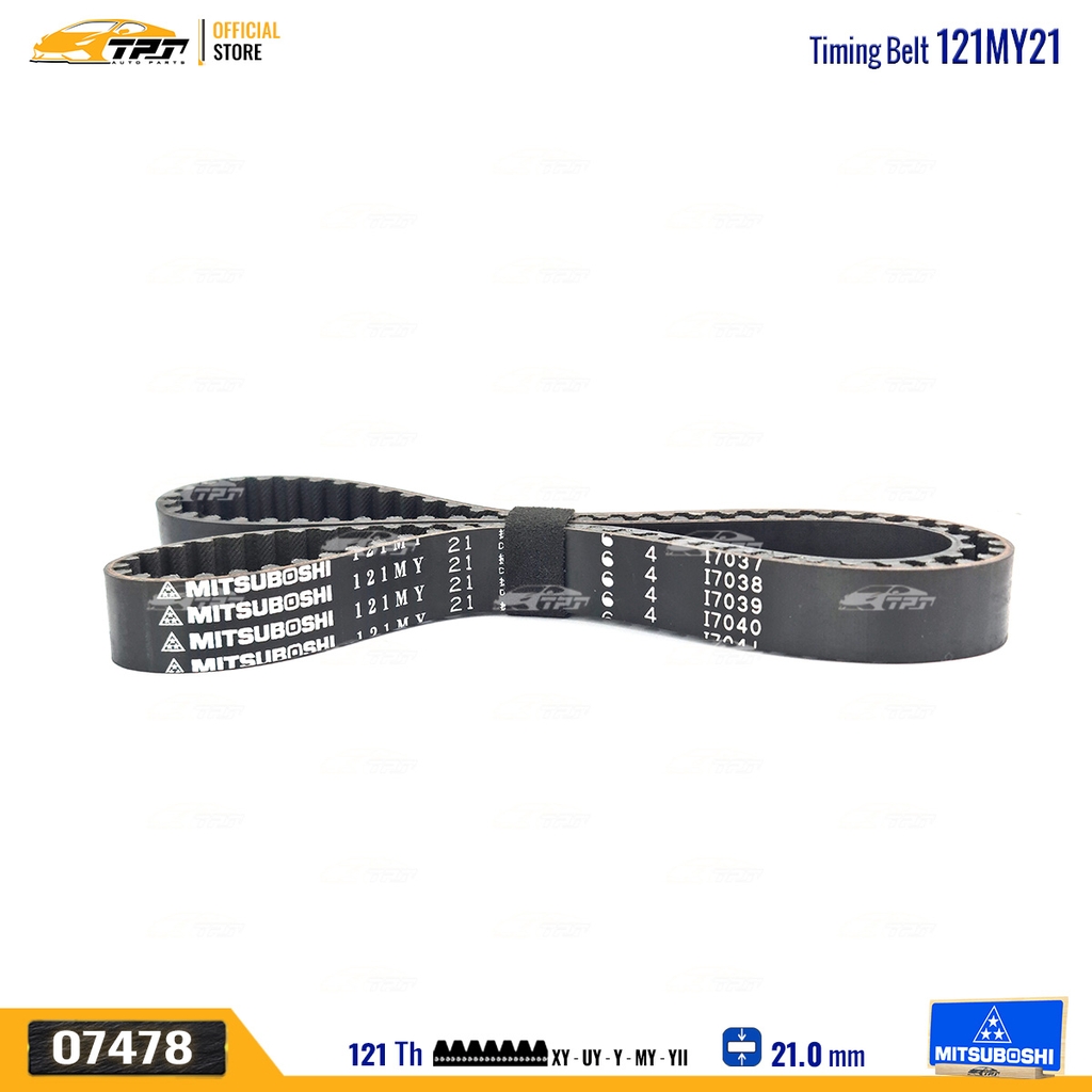 121MY21 Dây Curoa Cam / Dây Đai Răng Toyota COROLLA 1.6 97-01 Mitsuboshi - Japan