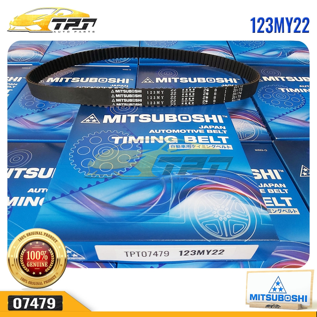 123MY22 Dây Curoa Cam / Dây Đai Răng Mazda 323 1.6 Mitsuboshi - Japan