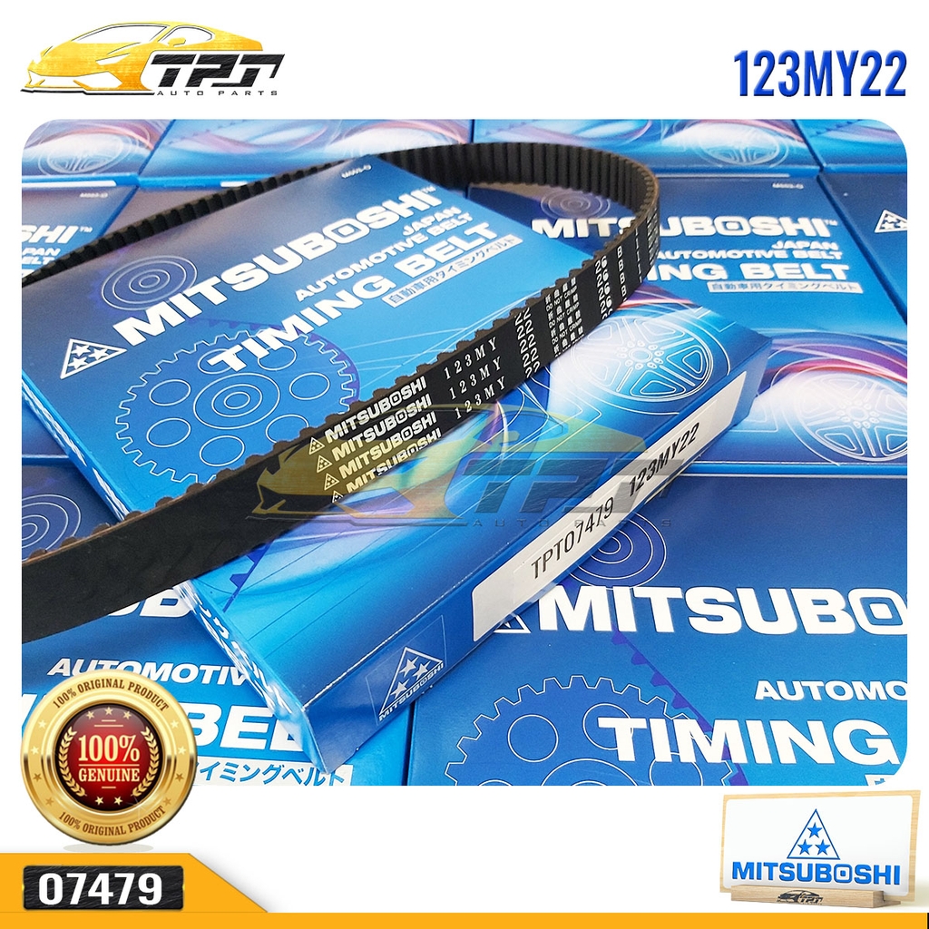 123MY22 Dây Curoa Cam / Dây Đai Răng Mazda 323 1.6 Mitsuboshi - Japan