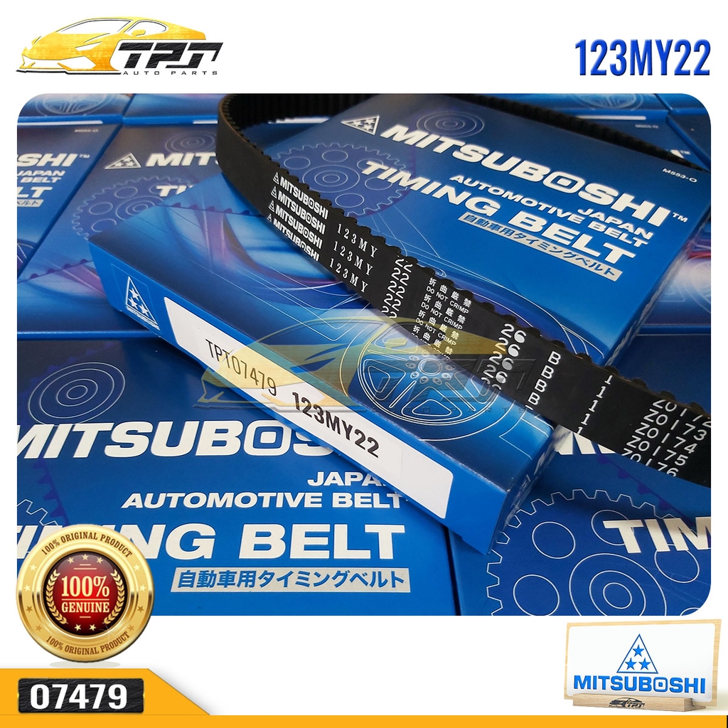 123MY22 Dây Curoa Cam / Dây Đai Răng Mazda 323 1.6 Mitsuboshi - Japan