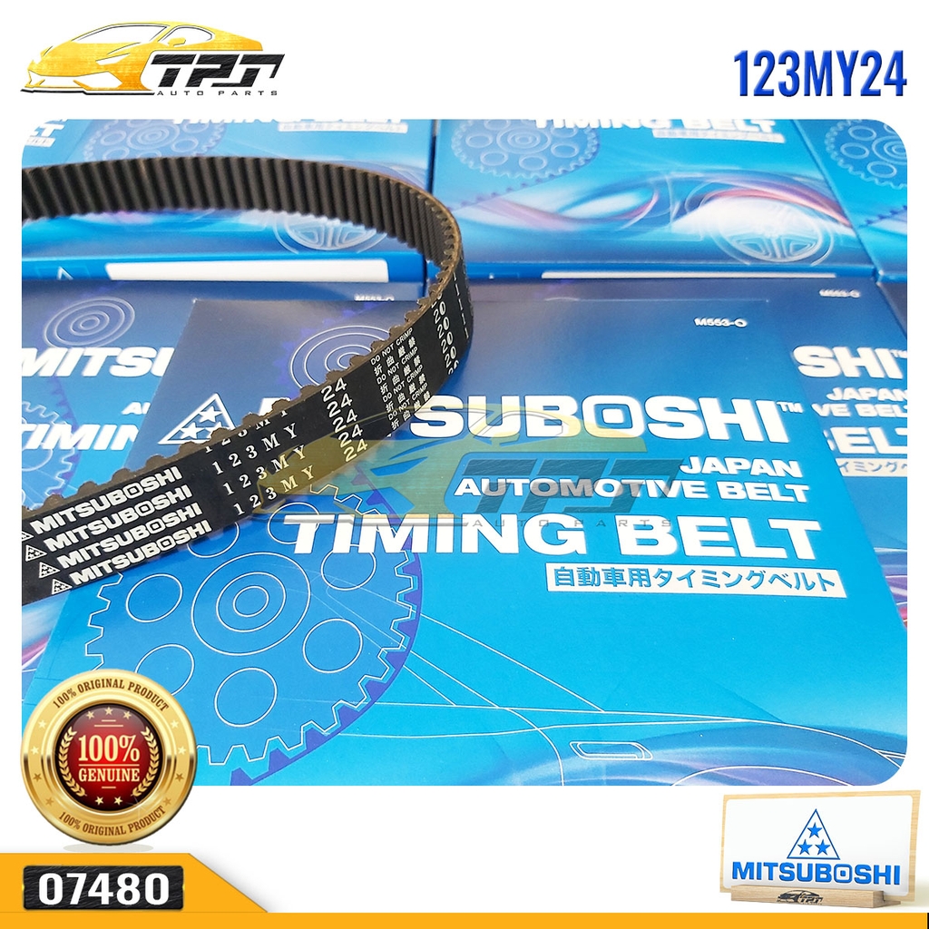 123MY24 Dây Curoa Cam / Dây Đai Răng Toyota COROLLA 1.3 Mitsuboshi - Japan