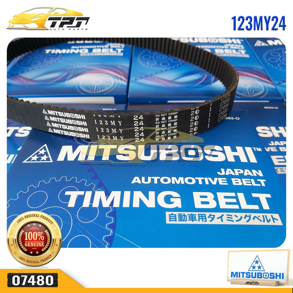 123MY24 Dây Curoa Cam / Dây Đai Răng Toyota COROLLA 1.3 Mitsuboshi - Japan