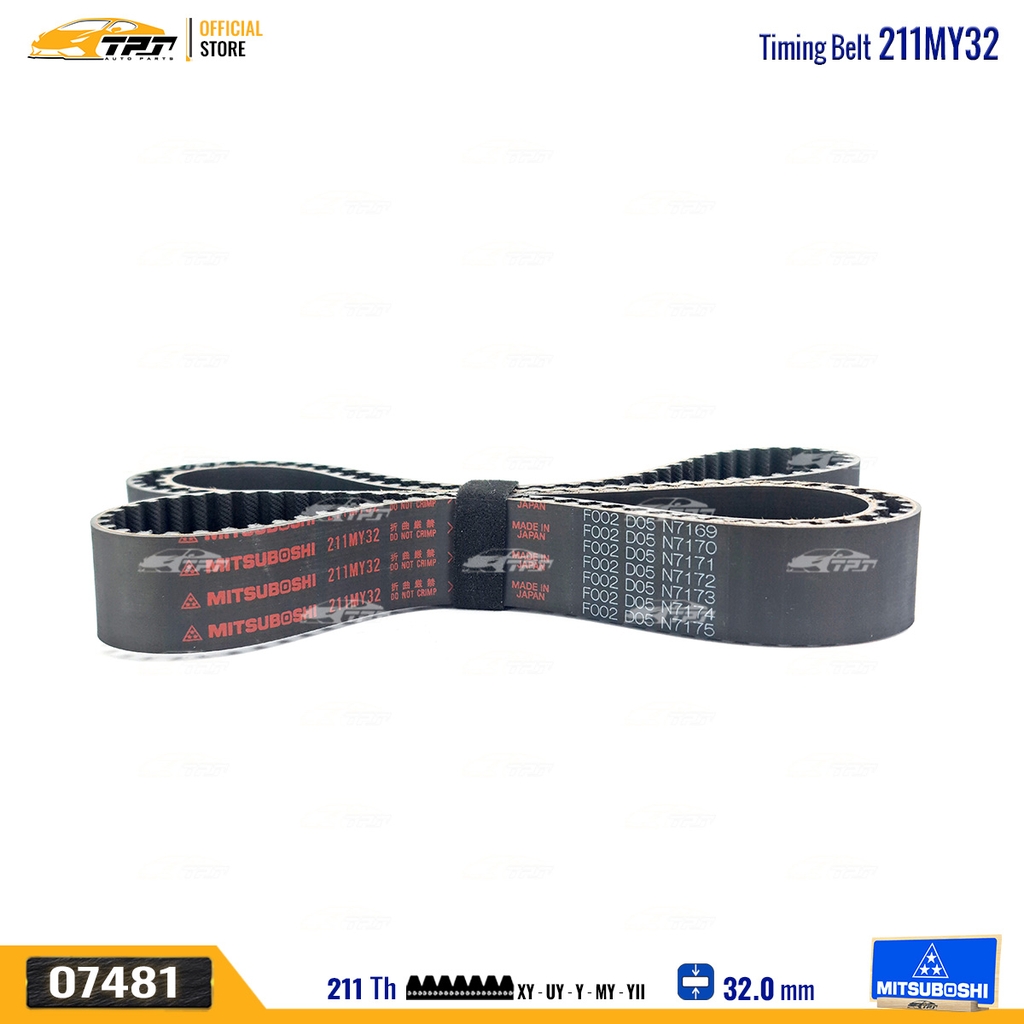 211MY32 Dây Curoa Cam / Dây Đai Răng Toyota CAMRY 3.0V Mitsuboshi - Japan