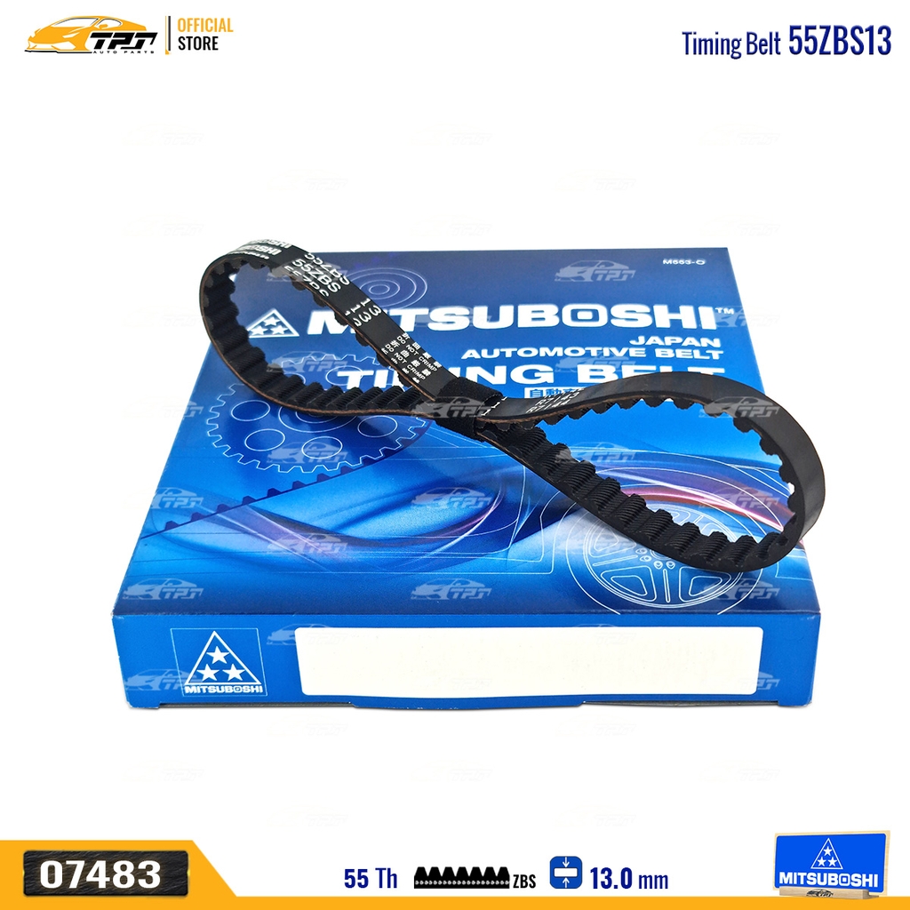 55ZBS13 Dây Curoa Cam / Dây Đai Răng Hyundai GRANDEUR 2.0-2.4 - PORTER - SONATA Mitsuboshi - Japan