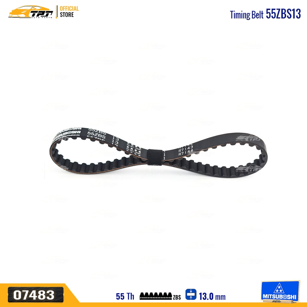 55ZBS13 Dây Curoa Cam / Dây Đai Răng Hyundai GRANDEUR 2.0-2.4 - PORTER - SONATA Mitsuboshi - Japan