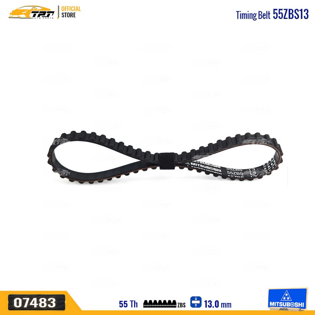 55ZBS13 Dây Curoa Cam / Dây Đai Răng Hyundai GRANDEUR 2.0-2.4 - PORTER - SONATA Mitsuboshi - Japan