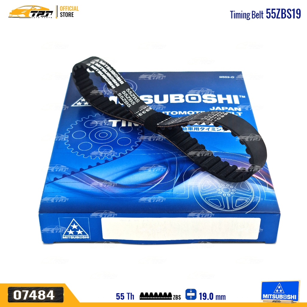 55ZBS19 Dây Curoa Cam / Dây Đai Răng Hyundai STAREX - H1 - H100 Mitsuboshi - Japan