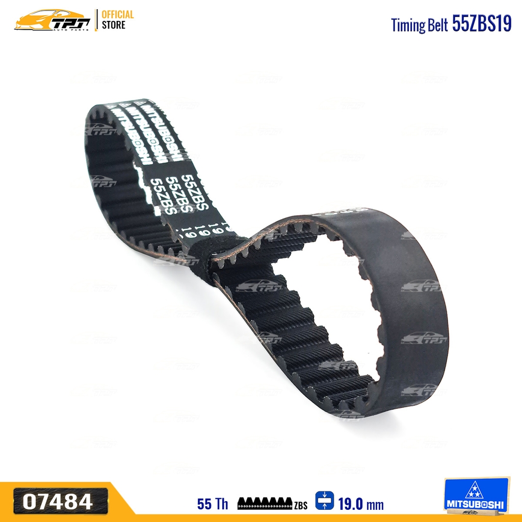 55ZBS19 Dây Curoa Cam / Dây Đai Răng Hyundai STAREX - H1 - H100 Mitsuboshi - Japan