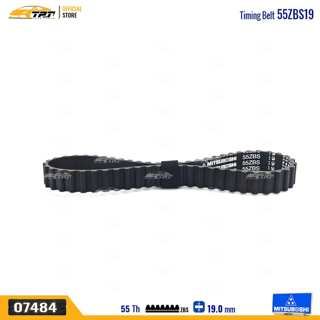 55ZBS19 Dây Curoa Cam / Dây Đai Răng Hyundai STAREX - H1 - H100 Mitsuboshi - Japan