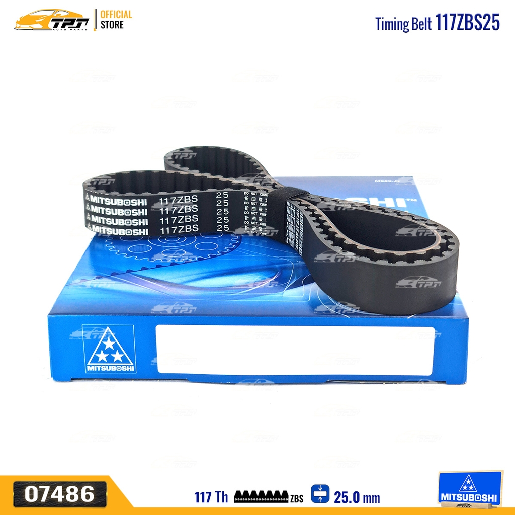 117ZBS25 Dây Curoa Cam / Dây Đai Răng Nissan SUNNY Mitsuboshi - Japan